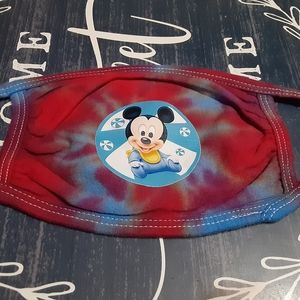 Red and blue Mickey face Mask